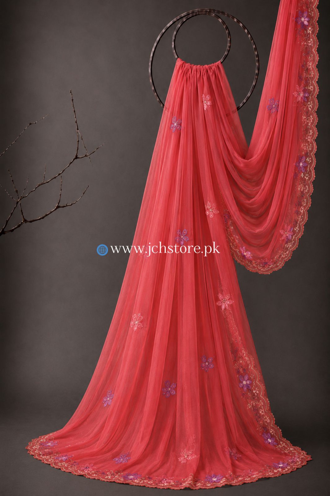 Bareeze Embroidery 1PC Dupatta JCH-349