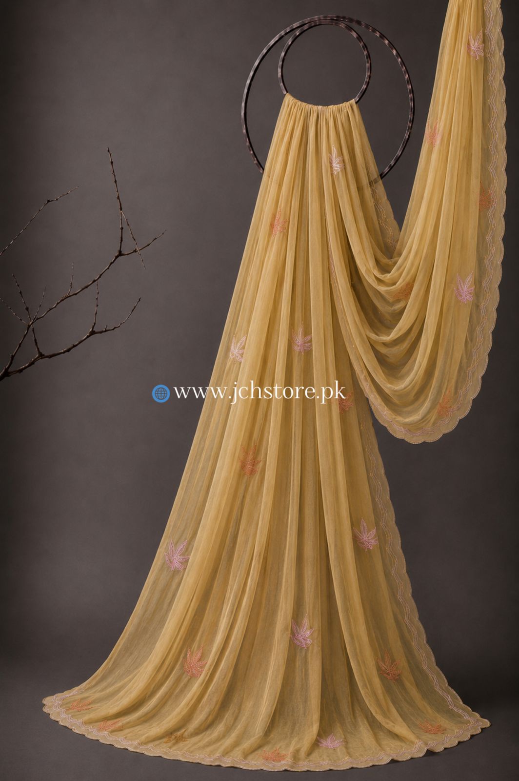 Bareeze Embroidery 1PC Dupatta JCH-348
