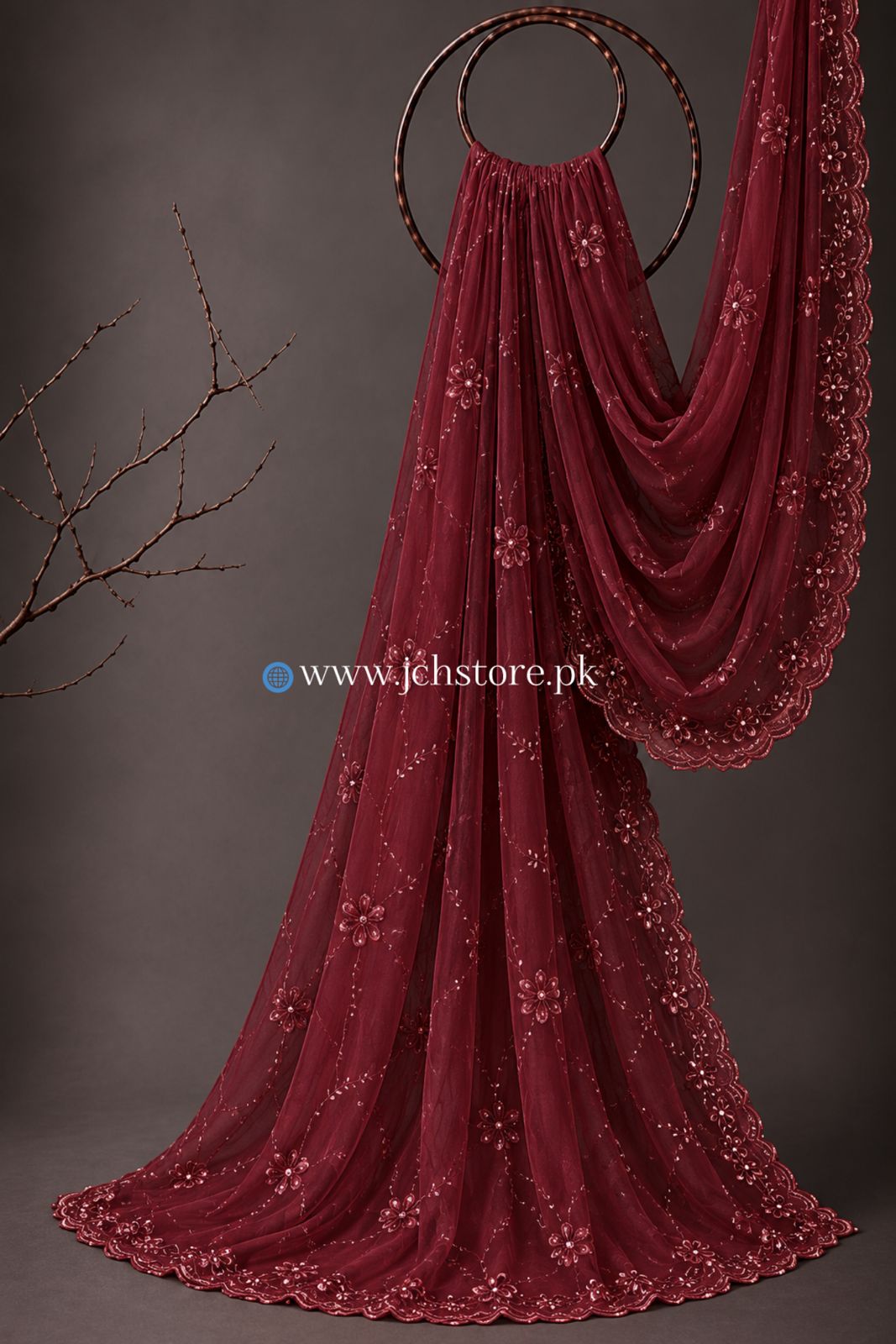 Bareeze Embroidery 1PC Dupatta JCH-350