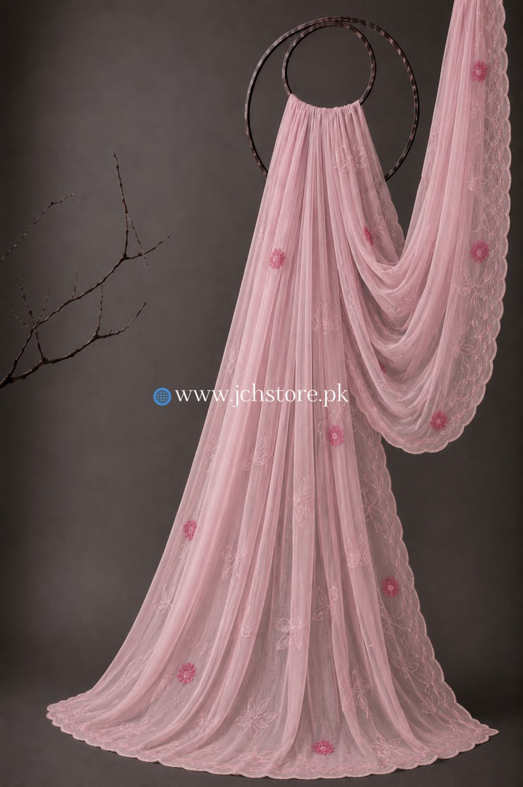 Bareeze Embroidery 1PC Dupatta JCH-347