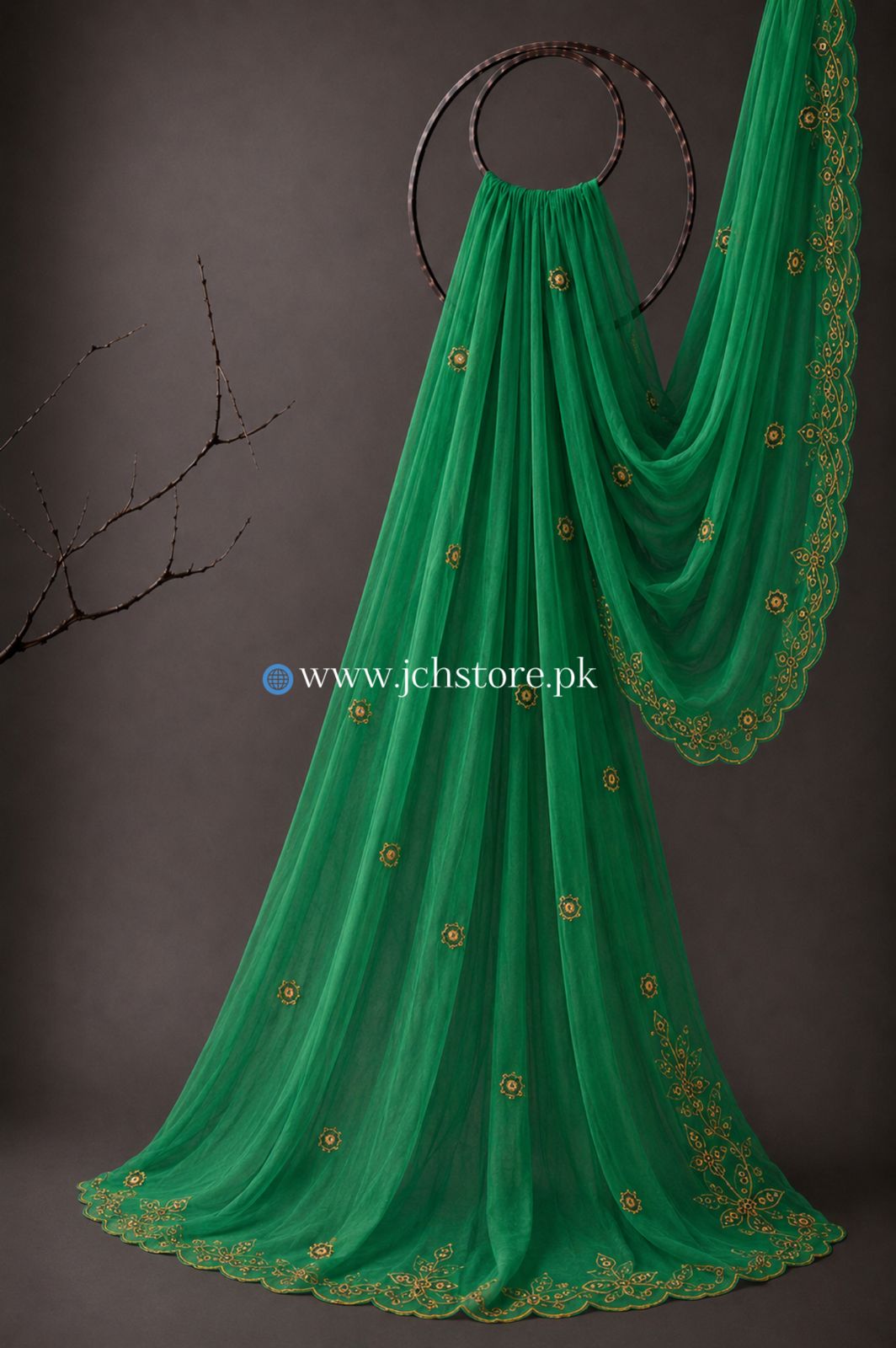 Bareeze Embroidery 1PC Dupatta JCH-355