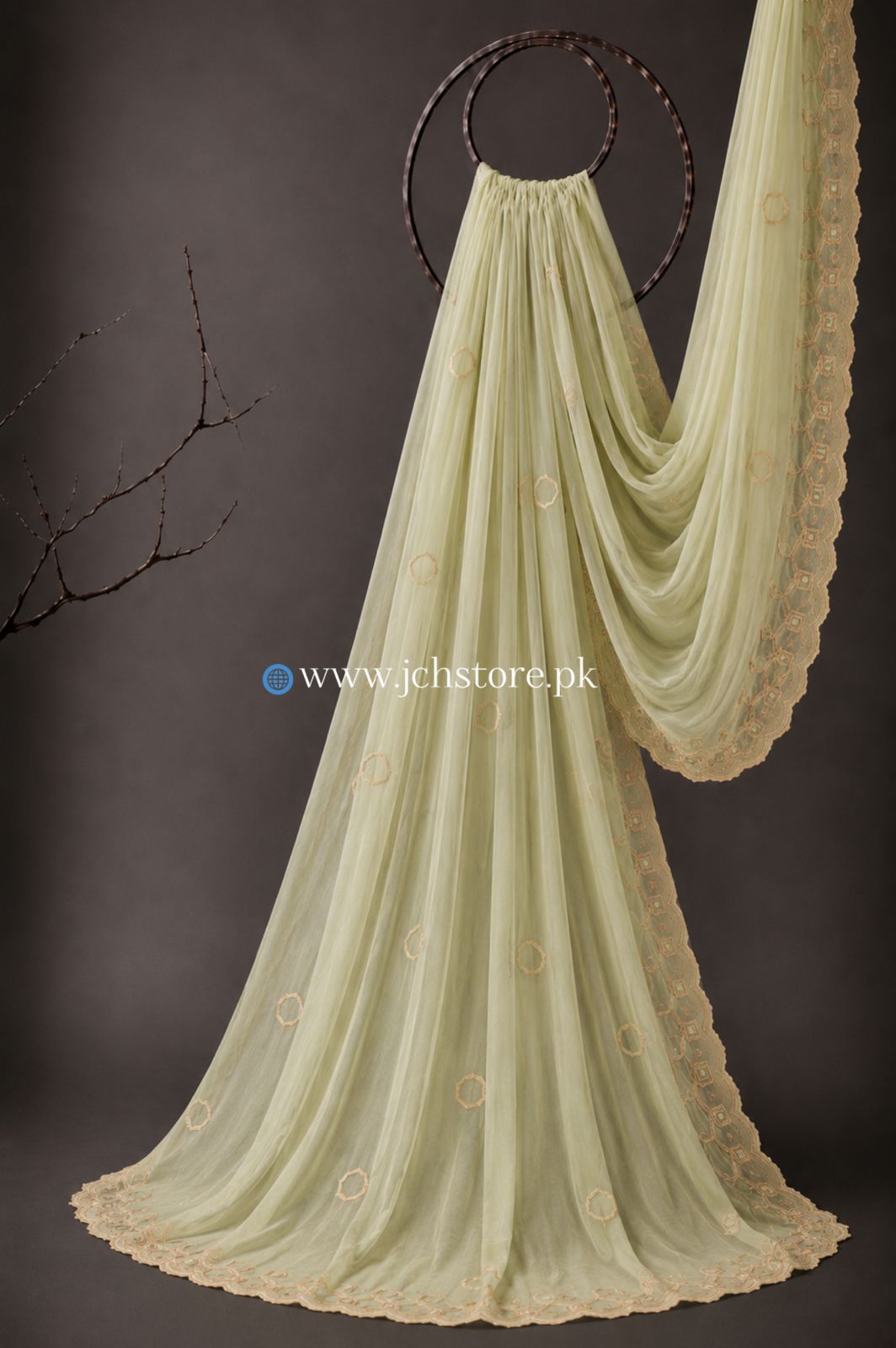Bareeze Embroidery 1PC Dupatta JCH-344