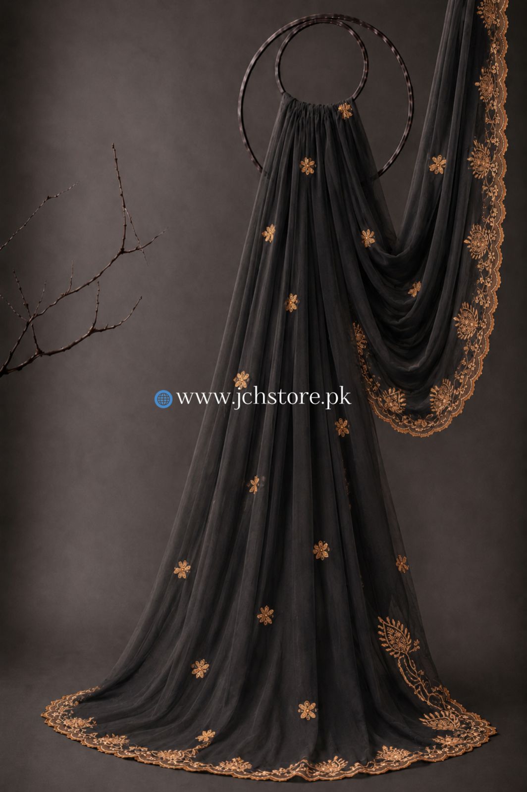 Bareeze Embroidery 1PC Dupatta JCH-342