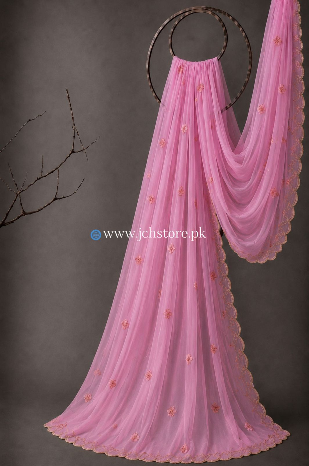 Bareeze Embroidery 1PC Dupatta JCH-330